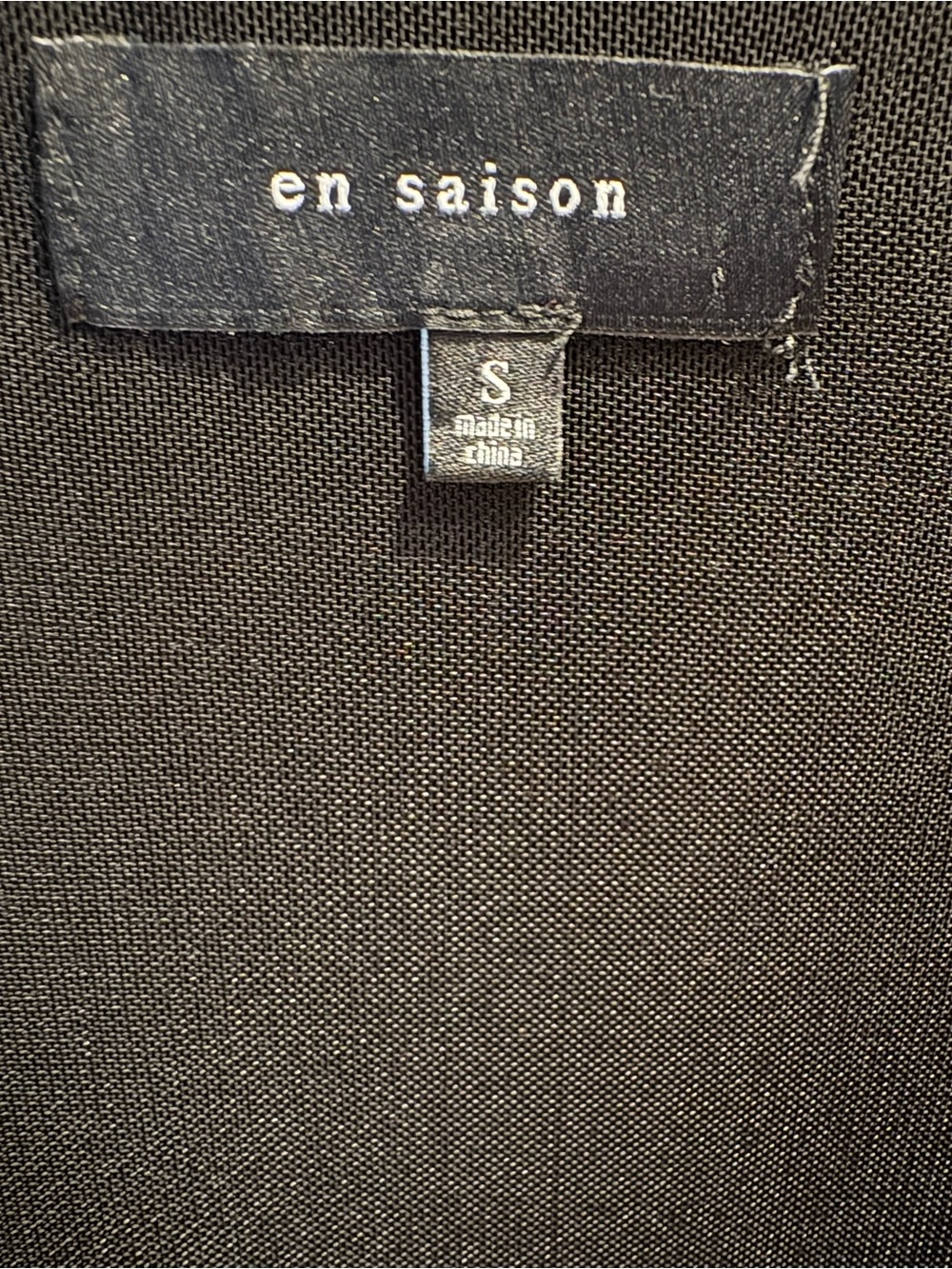 En Saison Black Satin V-Neck Crystal Button Maxi Dress - Size S - Picture 4 of 7